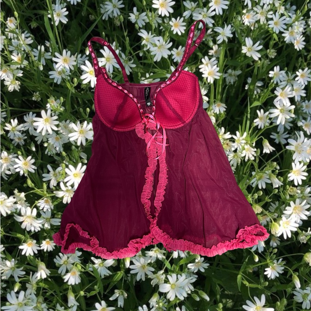Victorias Secret Sexy Little Things Pink Babydoll Chemise
